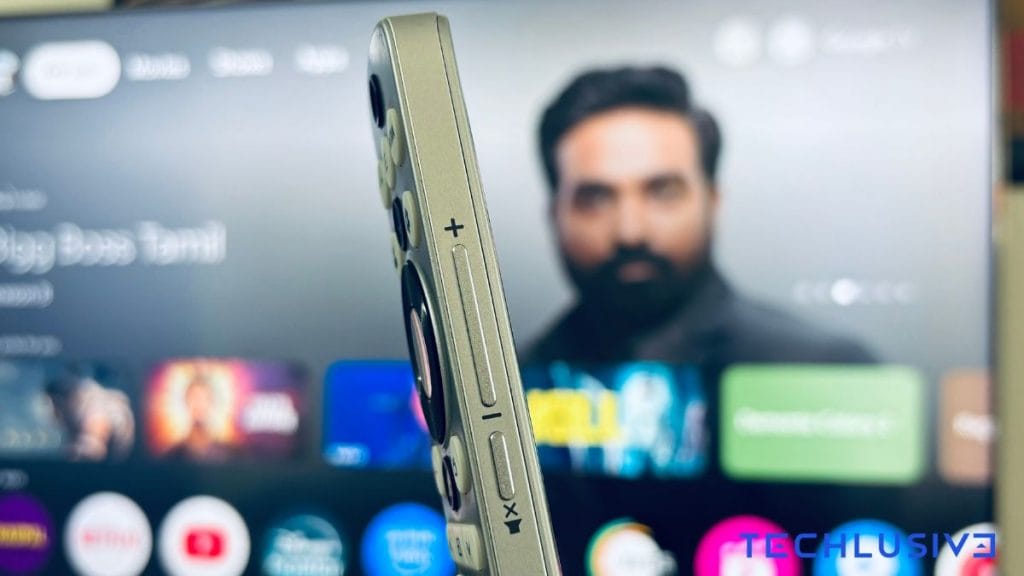 Haier TV remote front side