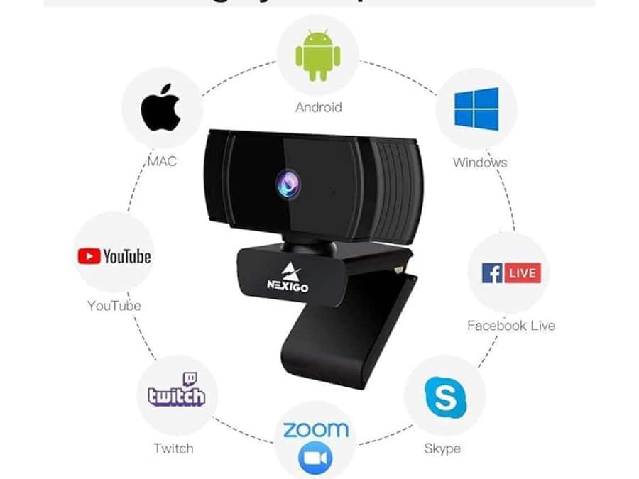 NexiGo AutoFocus 1080p Webcam