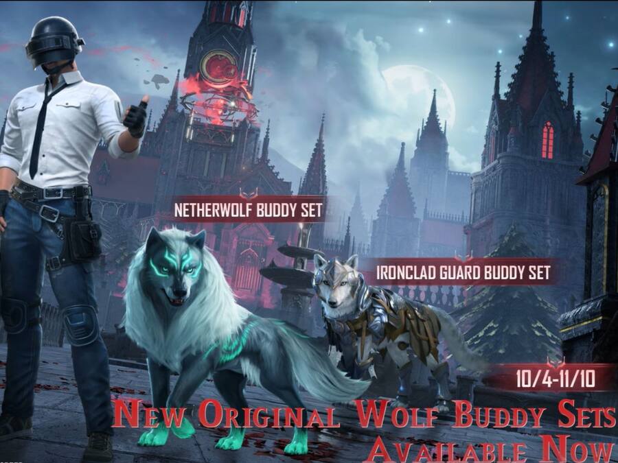 PUBG Mobile Netherwolf Buddy Set is up for grabs; Here are the details PUBG Mobile Netherwolf Buddy Set