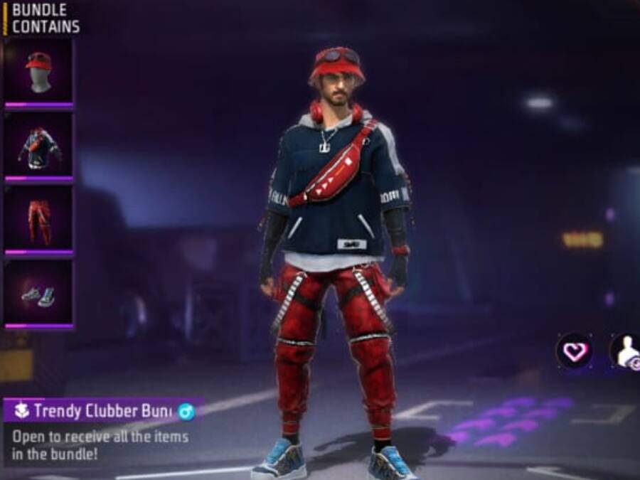 Free Fire Max में Trendy Clubber बंडल पाने का मौका, जानें कैसे Bundle (4)