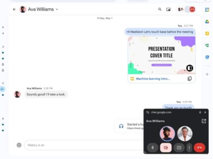 Google Chat Huddles