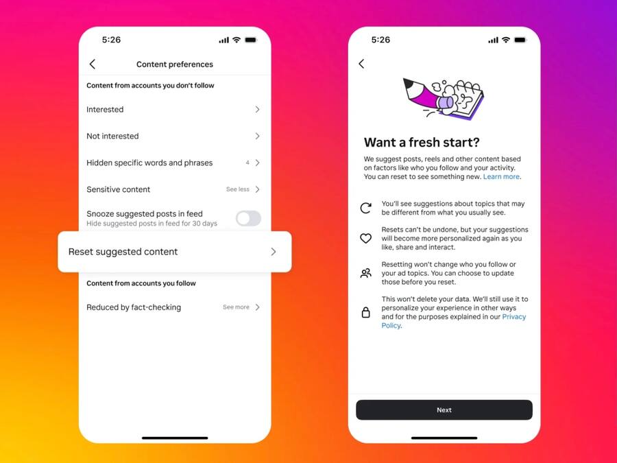 Instagram पर एक-तरह का कॉन्टेंट देखकर हो गए हैं बोर? अब ऐसे Feed कर सकेंगे रीसेट Insta (10)