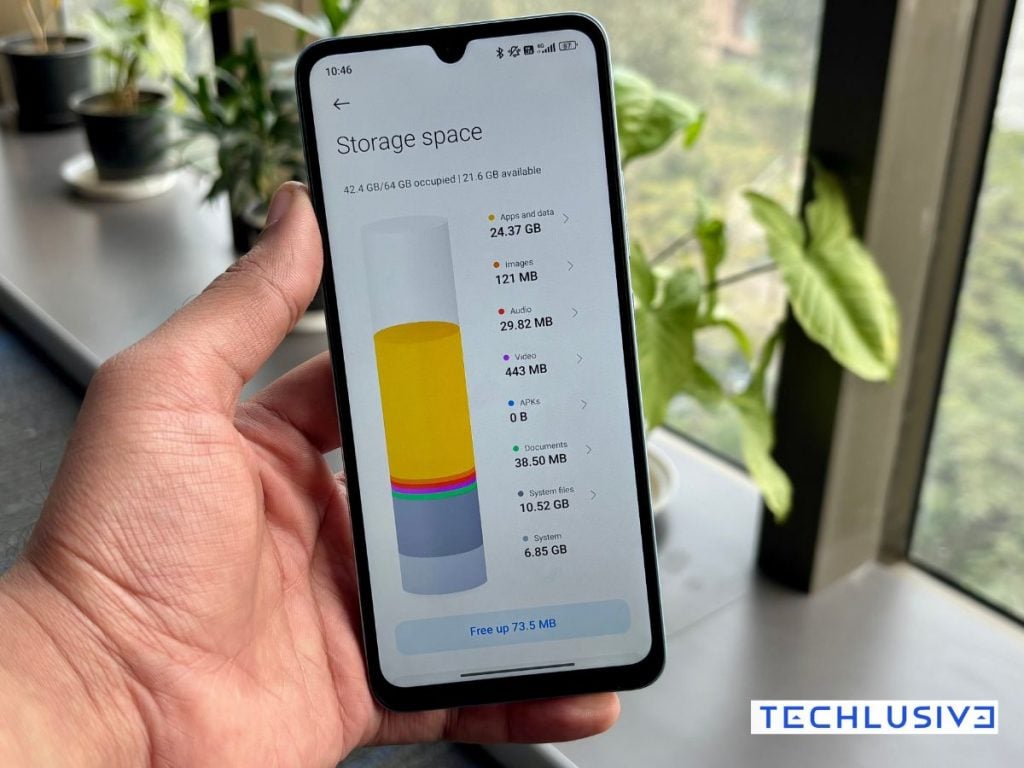 POCO C75 storage