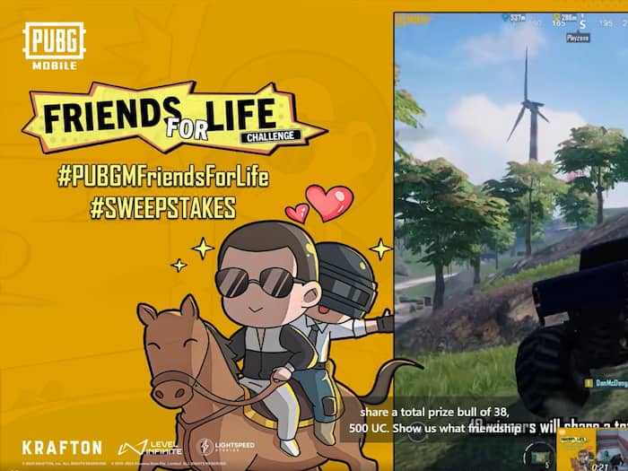 PUBG Mobile Friends for Life challenge
