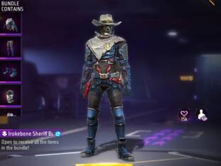 Free Fire Max में Brokebone Sheriff बंडल करें क्लेम, जानें पाने का तरीका