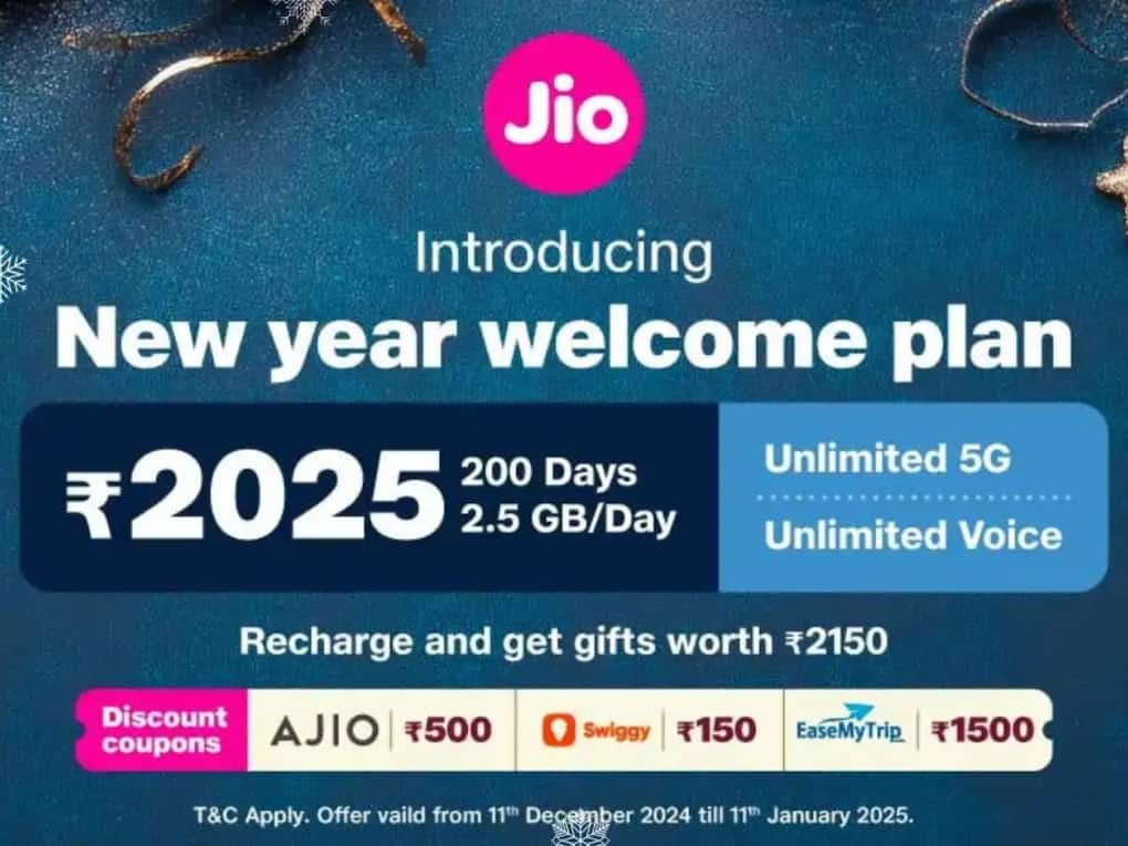 Reliance Jio New Year Welcome Plan
