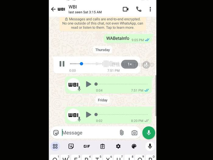 WhatsApp Voice Messages