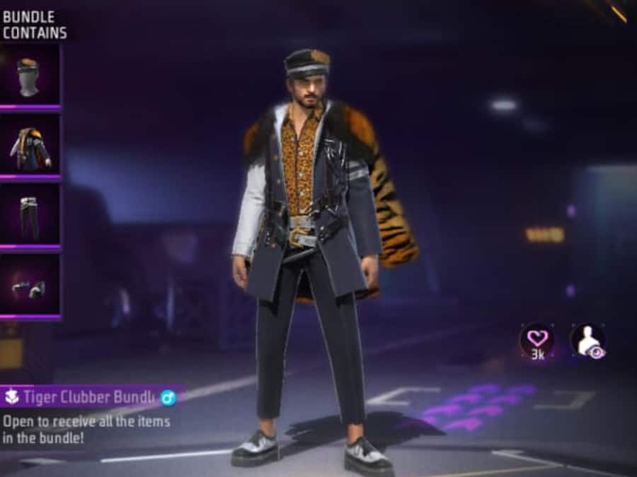 Free Fire Max में आज Tiger Clubber बंडल करें क्लेम, जानें कैसे bundle (5)