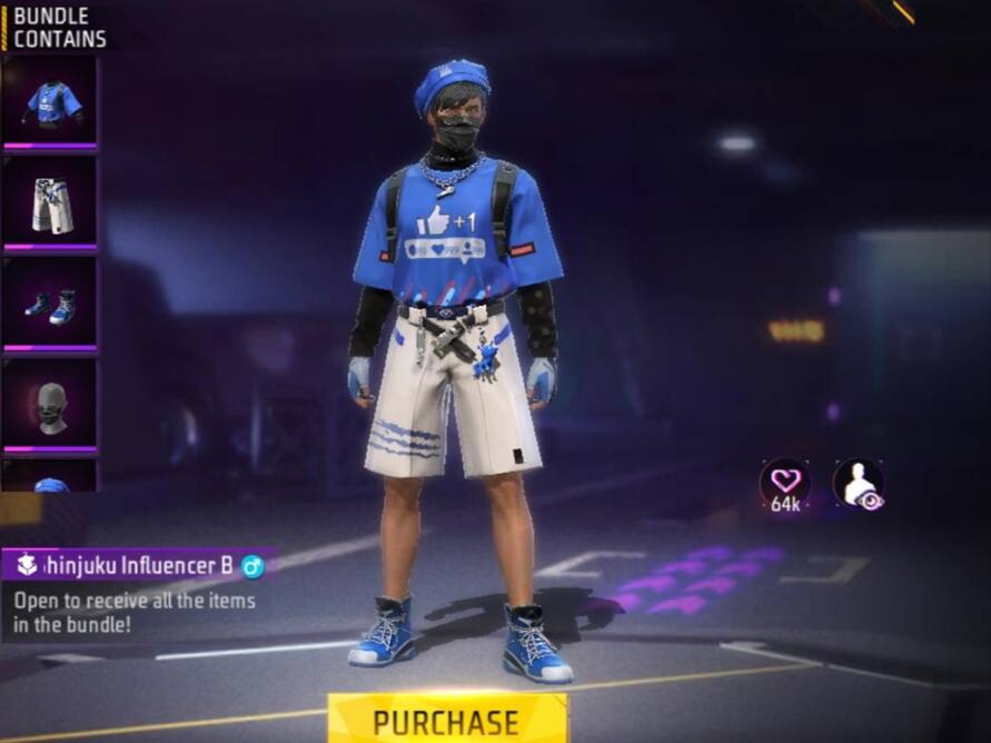 Free Fire Max में Shinjuku Influencer बंडल पाने का मौका, Diamonds होंगे सेव