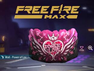 Free Fire Max में Power of Love ग्लू वॉल स्किन पाने का मौका, कम Diamonds होंगे खर्च