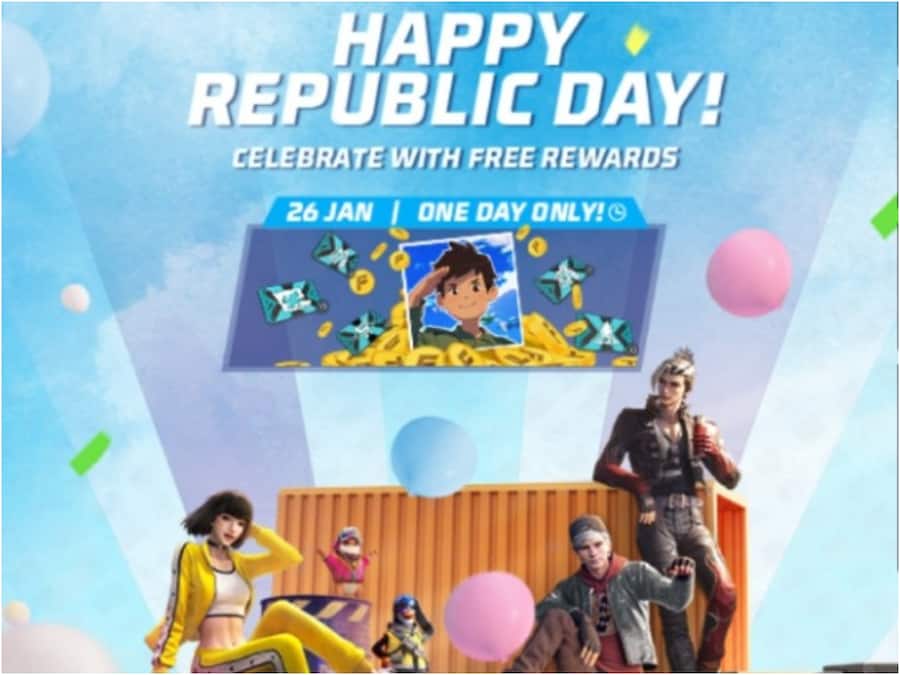 Free Fire Max में हजारों Gold कॉइन्स पाएं फ्री, Happy Republic Day इवेंट की एंट्री Game (60)