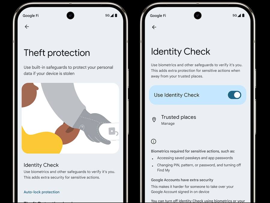Google का नया Identity Check फीचर, पासवर्ड पता होने पर भी फोन नहीं खोल पाएगा चोर Google (3)