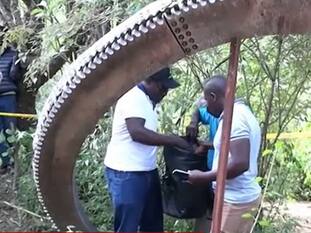 Kenya Space Agency investigating a 500kg separation ring crash in Mukuku village
