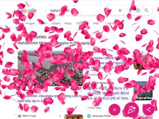 Maha Kumbh 2025: Google पर 'महाकुंभ' सर्च करते ही होगी फूलों की वर्षा, स्पेशल फीचर ऐसे करें ट्राई