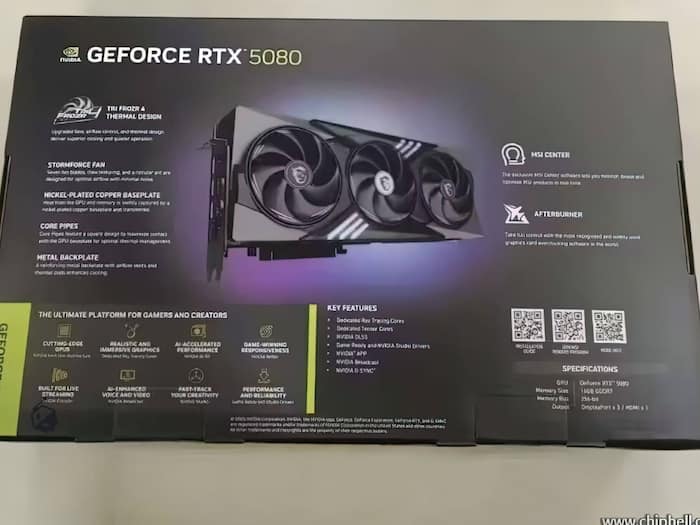 NVIDIA GeForce RTX 5080 GPU
