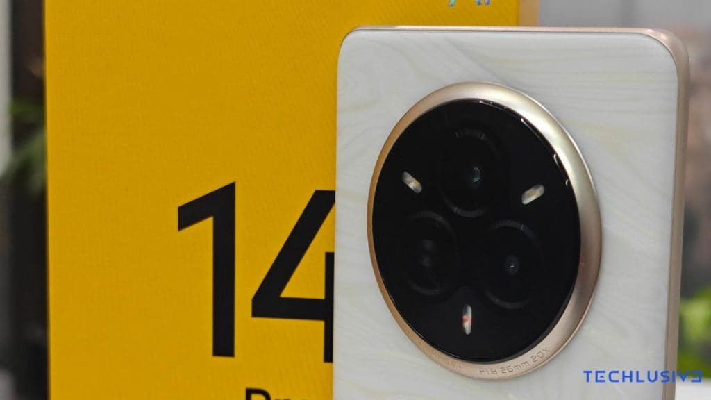 Realme 14 Pro camera close up