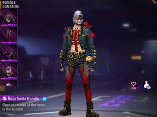 Free Fire Max में Rosy Smile Bundle आज पाने का मौका, आधे डायमंड्स होंगे खर्च