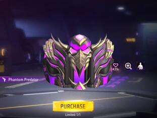 Free Fire Max में Phantom Predator ग्लू वॉल स्किन पाने का मौका, जानें ऐसे करें क्लेम