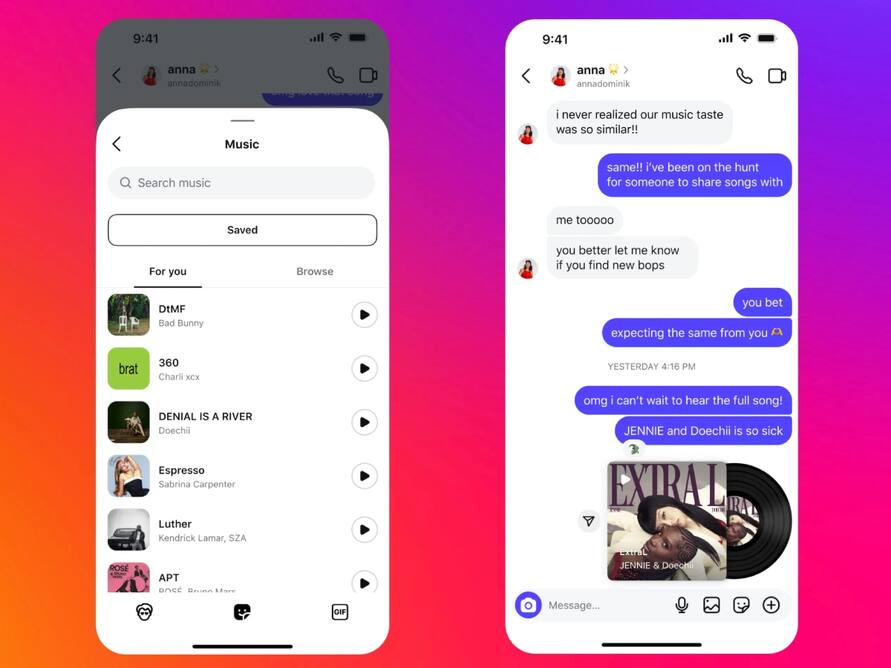 Instagram DM में दोस्त को भेज सकेंगे फेवरेट गाना, जानें कैसे
