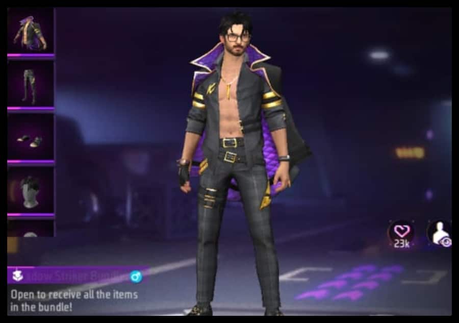 Free Fire Max में Shadow Striker Bundle पाने का मौका, आधे Diamonds में करें क्लेम Bundle (22)
