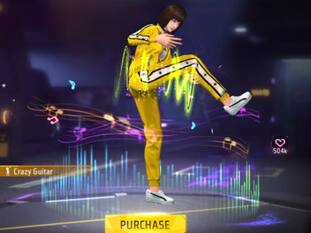 Free Fire Max में Crazy Guitar Emote पाने का मौका मिल रहा, आधे Diamonds में करें क्लेम