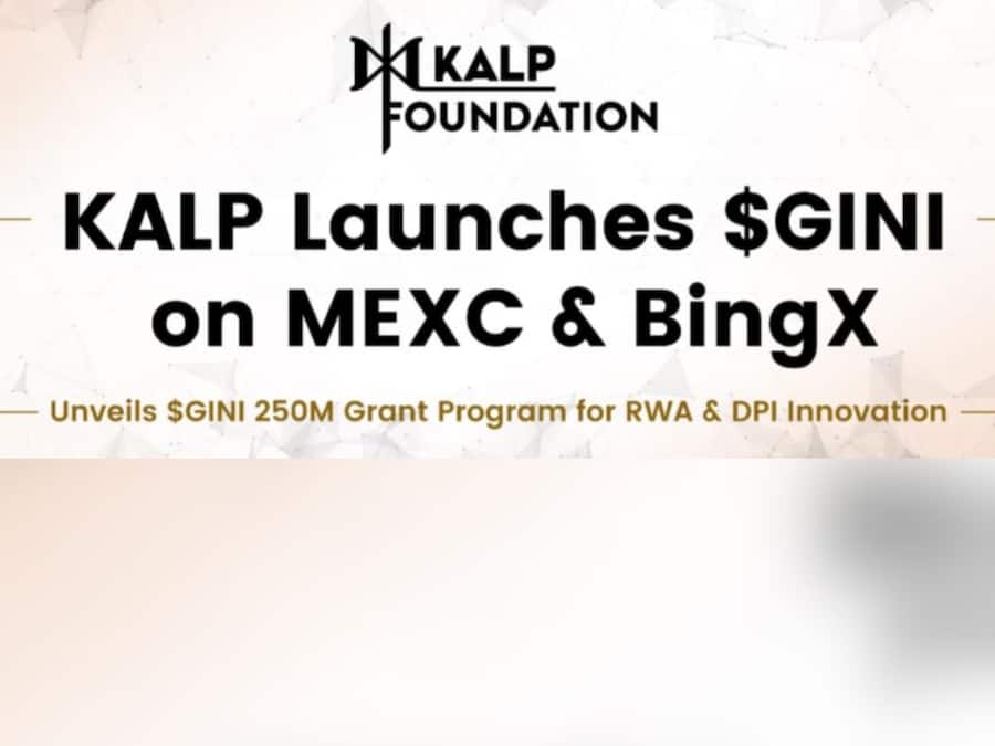 KALP Launches $GINI on MEXC & BingX, Unveils $GINI 250M Grant Program for RWA & DPI Innovation Kalp