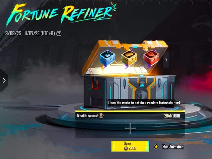 PUBG Mobile Fortune Refiner Event