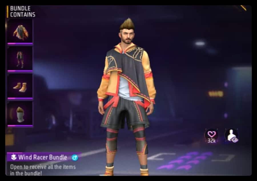 Free Fire Max में Wind Racer Bundle पाने का मौका, डेली स्पेशल से करें क्लेम Bundle (25)