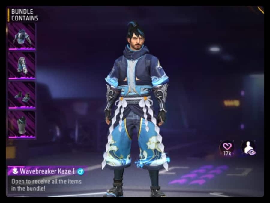 Free Fire Max में Wavebreaker Kaze बंडल व Death Guardian ग्लू वॉल स्किन पाने का मौका, जानें कैसे Bundle (26)