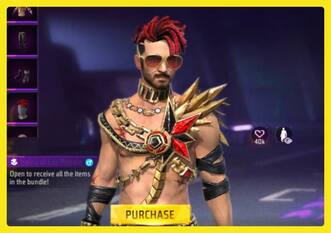 Free Fire Max में Chainz of Lux Bundle पाने का मौका, आधे Diamonds होंगे खर्च