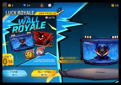 Free Fire Max में नया Wall Royale इवेंट शुरू, फ्री पाएं Midnight showdown ग्लू वॉल स्किन