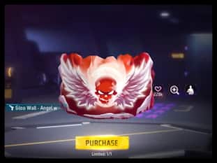 Free Fire Max में Angel with Horns ग्लू वॉल स्किन पाने का मौका, ऐसे करें क्लेम