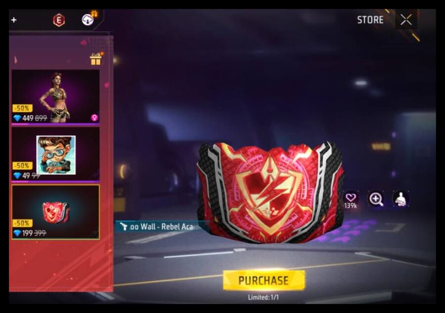 Free Fire Max में Rebel Academy Gloo Wall skin और Armor of Riches Bundle पाने का मौका, जानें कैसे Daily Special (1)