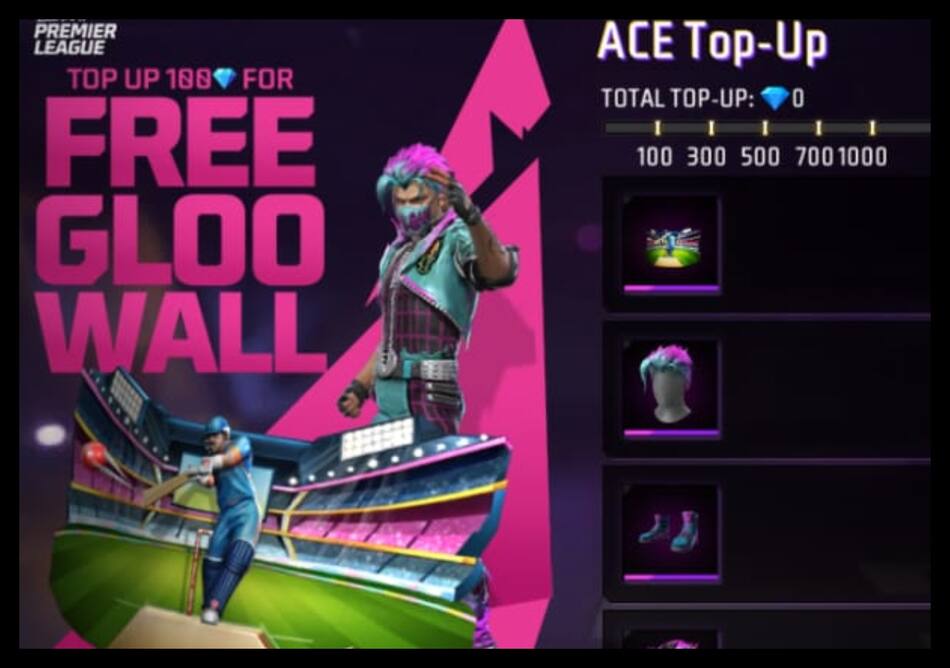 Free Fire Max Diamonds: Ace Top-up इवेंट शुरू, Not Out Gloo Wall मिलेगी फ्री