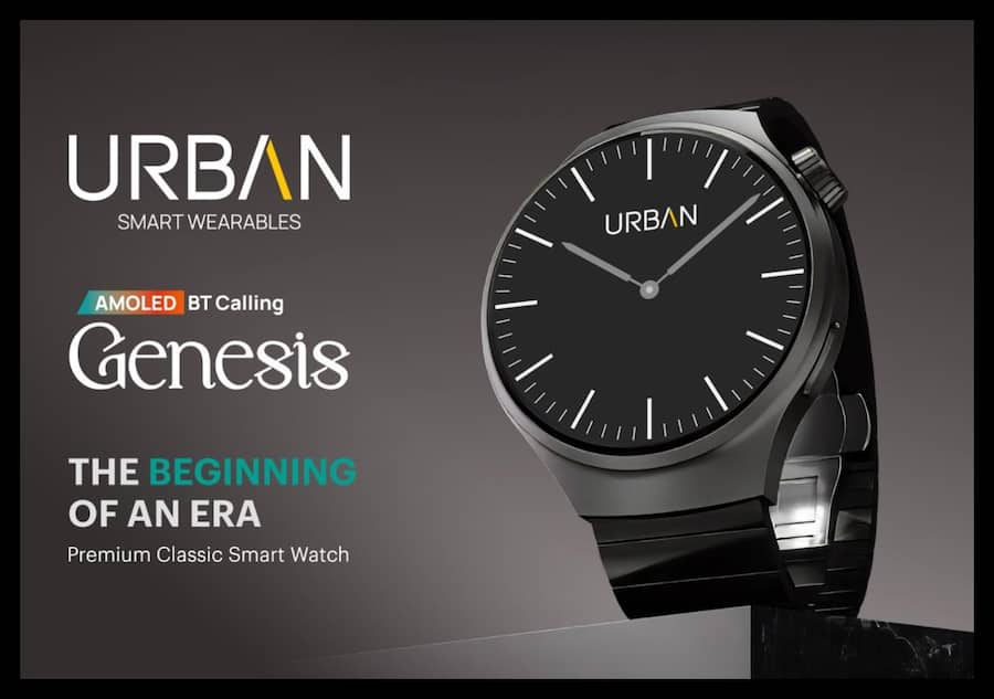 URBAN Genesis स्मार्टवॉच BT कॉलिंग के साथ भारत में लॉन्च, जानें कीमत Urban (1)