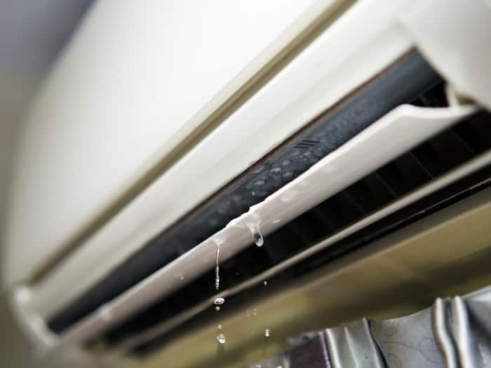 AC leaking water