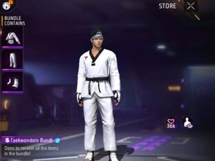 Free Fire Max में Taekwondoin Bundle आधी कीमत में पाने का मौका, ऐसे करें क्लेम