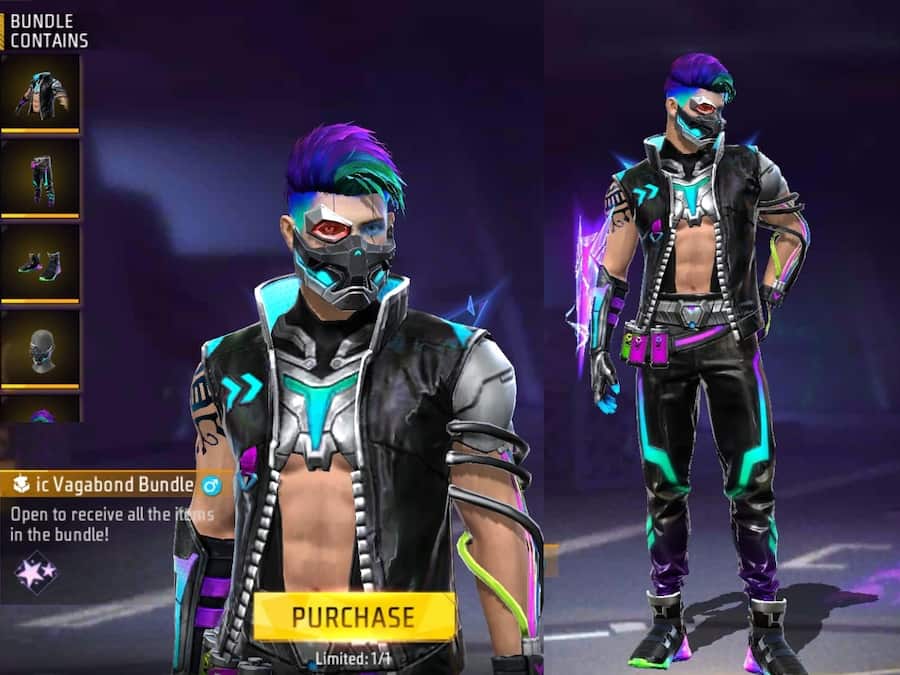 Free Fire Max में आज Bionic Vagabond Bundle पाने का मौका, Volcanic Fury Gloo Wall Skin का भी रेट हुआ आधा Game - 2025-06-24T160557.607