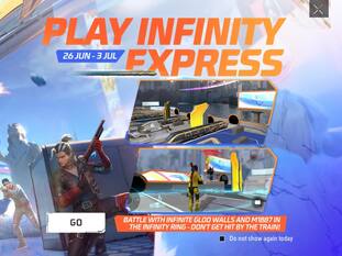 Free Fire Max का नया Anniversary Infinity Express इवेंट हुआ Live, 500 गोल्ड कोइन्स पाएं FREE
