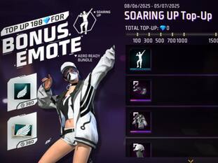Free Fire MAX Diamonds: नया Top-Up इवेंट शुरू, बोनस Soaring Up Emote पाएं फ्री