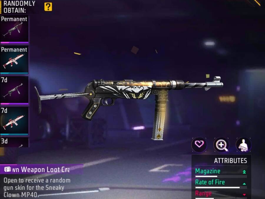 Free Fire Max: आधे Diamonds में MP40 Sneaky Clown Weapon Loot Crate पाने का मौका, जानें कैसे Weapon Loot