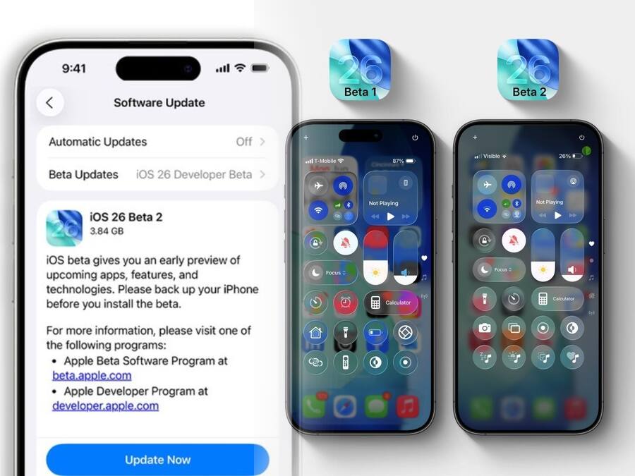 iOS 26 Beta 2 में आए कमाल के फीचर्स, फिक्स हुई ये बड़ी दिक्कत iOS 26 Beta 2 Update