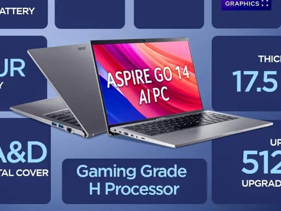 Acer Aspire Go 14 भारत में 14 इंच स्क्रीन और Intel Core Ultra 7 के साथ लॉन्च, जानें कीमत Acer (4)