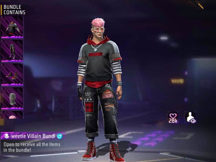 Free Fire Max में Sweetie Villain बंडल पाने का मौका, आधे Diamonds में बनेगा काम Bundle (34)