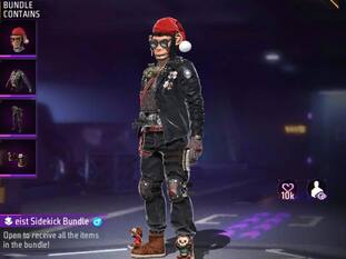 Free Fire Max में रेयर The Heist Sidekick Bundle पाने का मौका, आधे Diamonds होंगे सेव