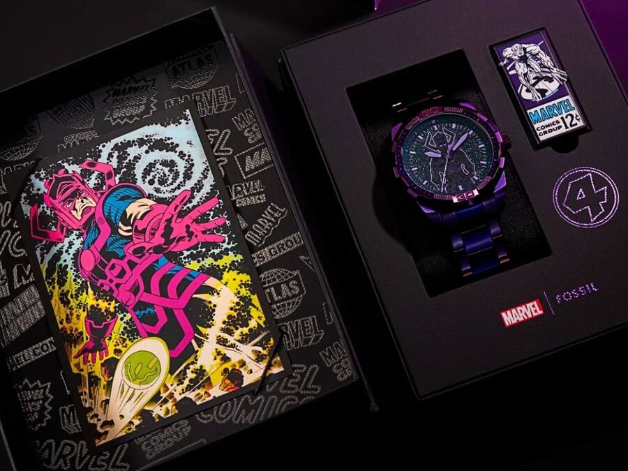 Marvel And Fossil Team Up For Limited-Edition Fantastic Four-Inspired Watches Fossil x Marvel Fantastic Four Watches