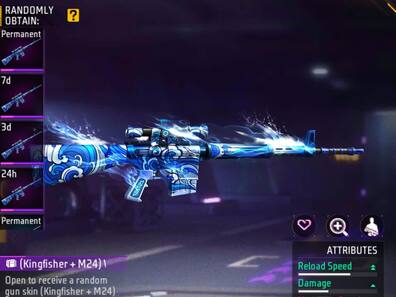 Free Fire Max आधे Diamonds में मिल रही Strome Surge Kingfisher वेपन लूट क्रिएट