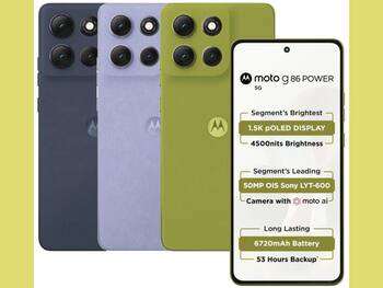 Moto g86 Power 5G भारत में लॉन्च, 50MP कैमरे के साथ मिलेगी 6720mAh की जंबो बैटरी