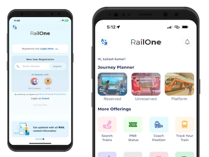 RailOne App