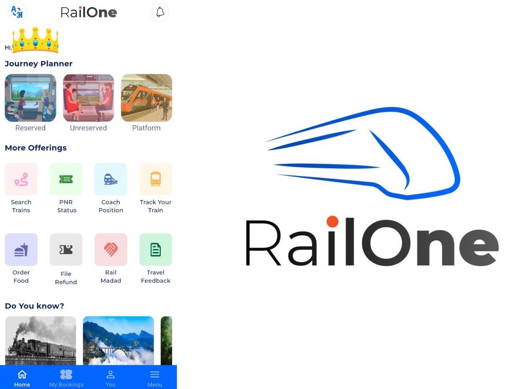 अब ट्रेन टिकट पर मिलेगा डिस्काउंट, RailOne ऐप से करें बुकिंग और बचाएं पैसे